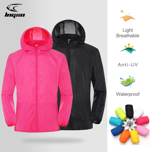 Waterproof Hiking Jacket - Quick Dry Outdoor Sports Coat
